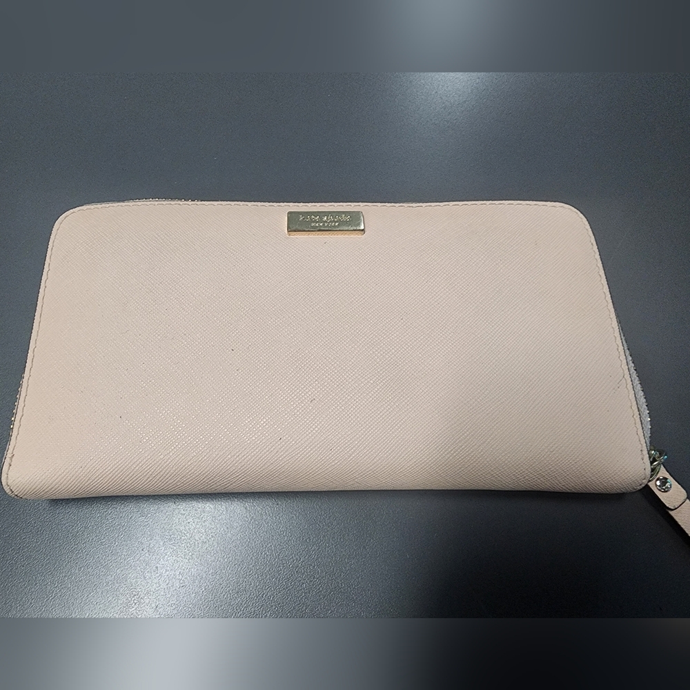 Kate Spade Newbury Lane Neda Zip Around Wallet. Peach - Picture 2 of 13